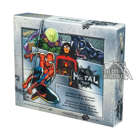 2021 upper deck marvel metal universe hobby box|2021 Upper Deck Marvel Metal Spiderman Hobby Box.